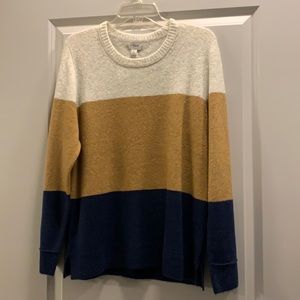 NWT J Crew colorblock sweater